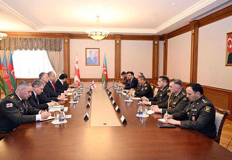 Обсуждены перспективы развития военного сотрудничества между Азербайджаном и Грузией