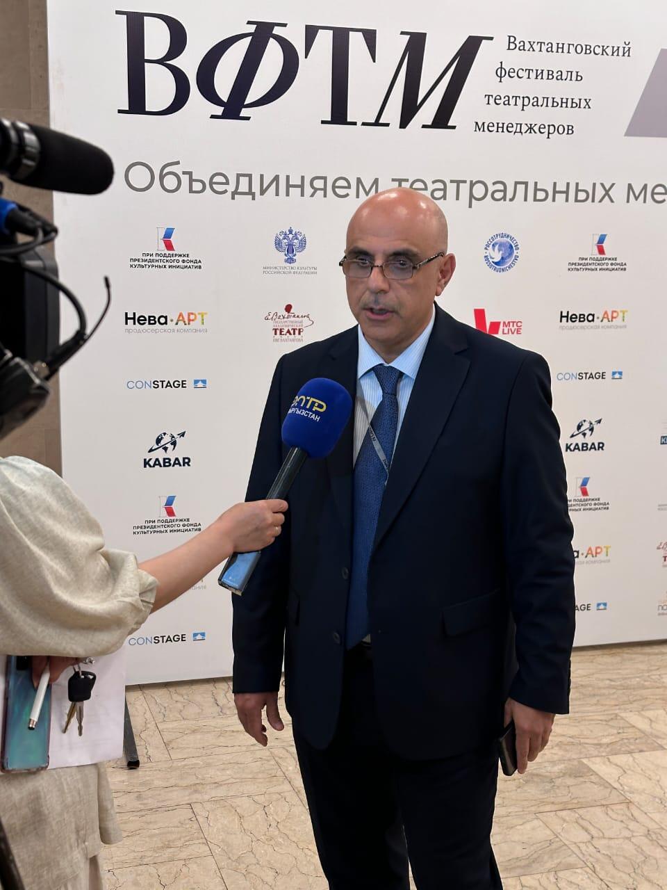 Ильхам Мамедов рассказал об участии в фестивале театральных менеджеров в Кыргызстане