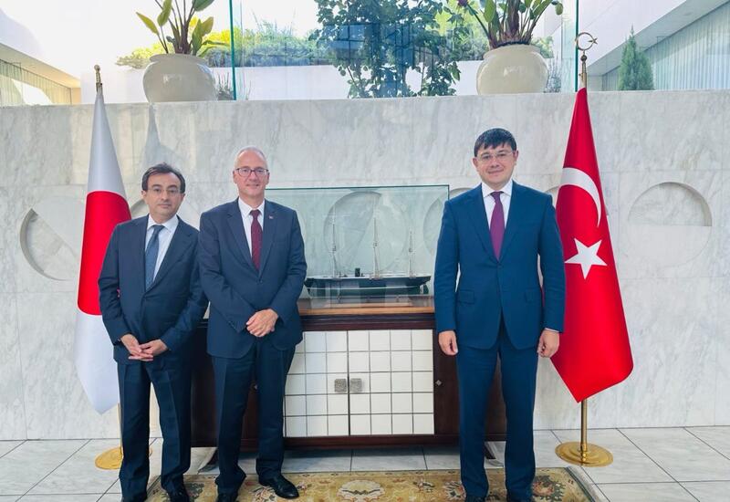Фуад Мурадов побывал в посольстве Турции в Японии, Фонде мира Сасакавы и Токийском представительстве Института Юнуса Эмре