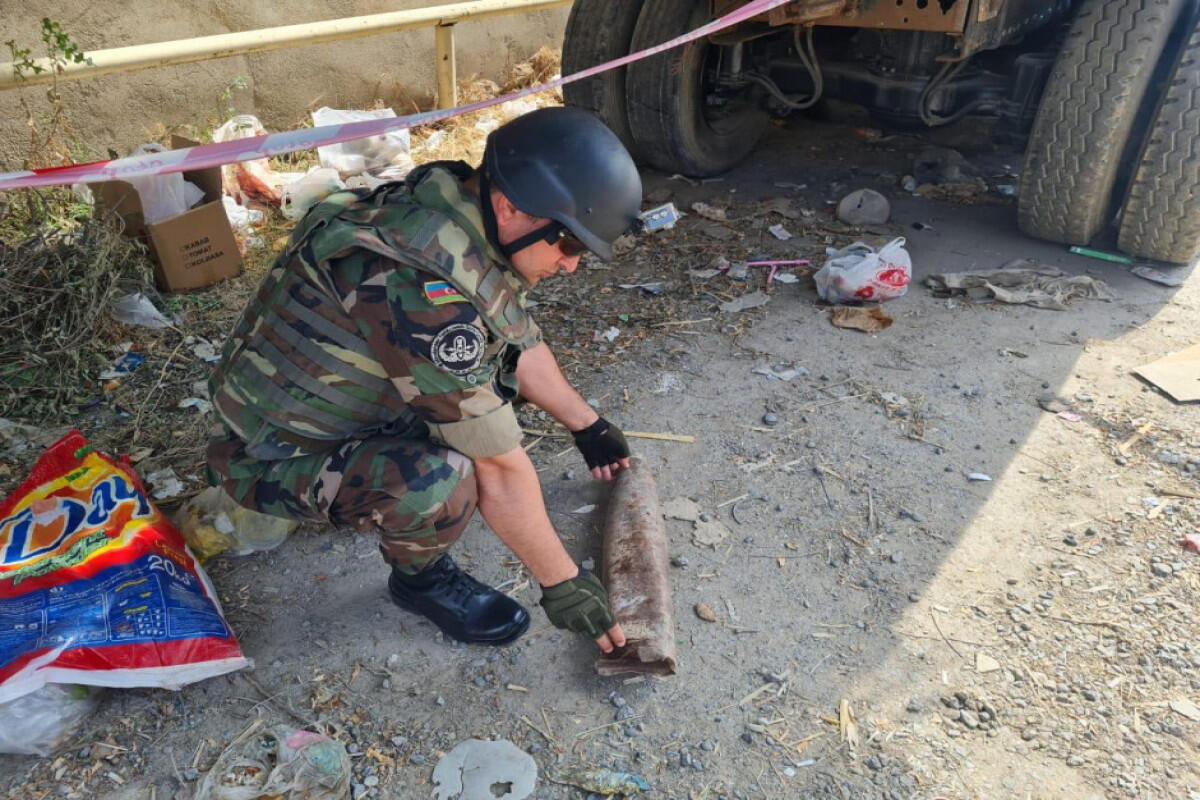 В Сумгайыте обнаружен боеприпас