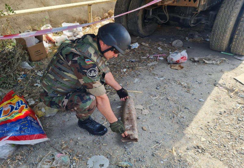 В Сумгайыте обнаружен боеприпас