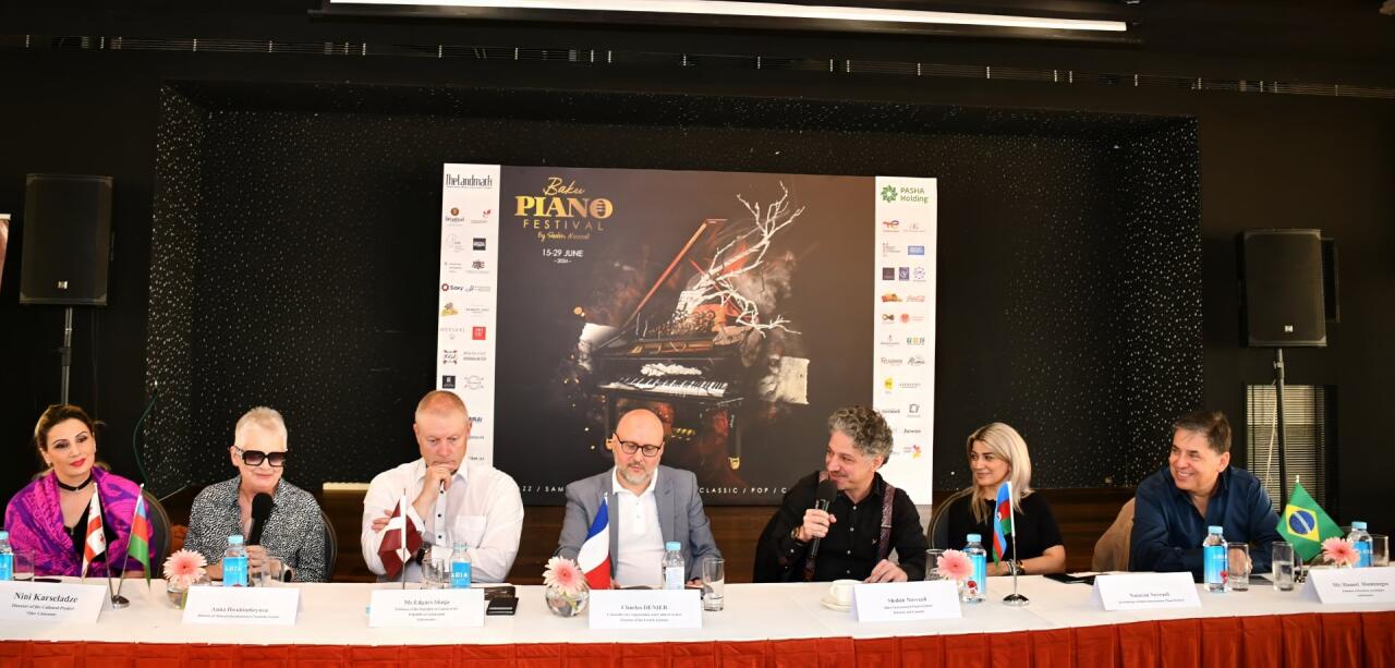 Шаин Новрасли и представители дипмиссий рассказали о третьем международном Baku Piano Festival