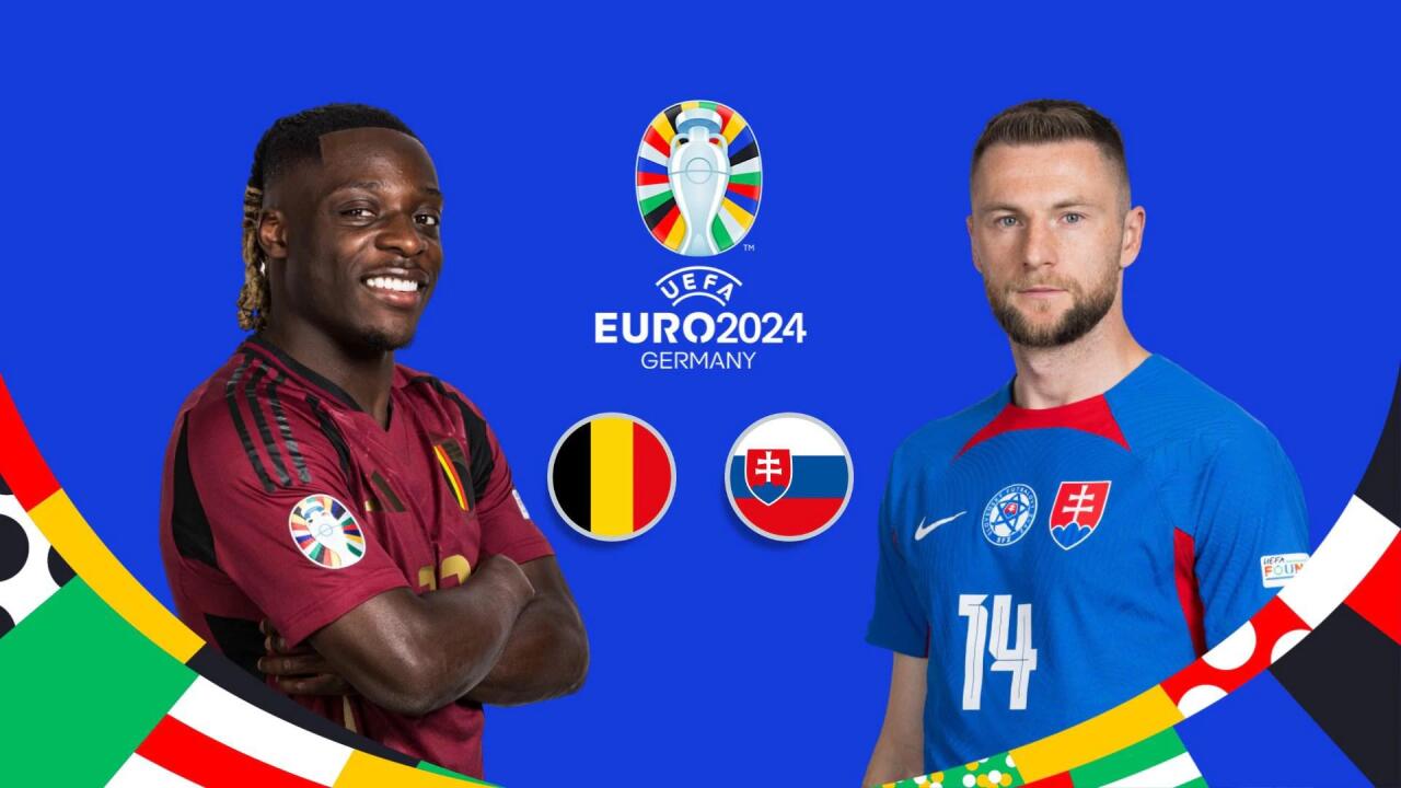 ЕВРО-2024: Бельгия против Словакии