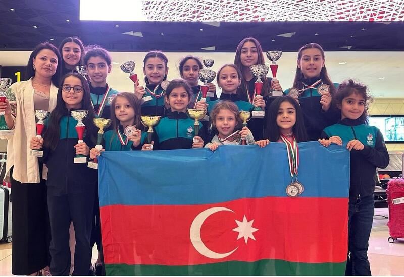 Азербайджанские гимнастки завоевали пять золотых медалей