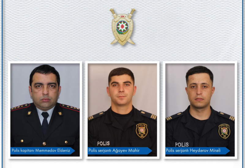 Состоялась церемония прощания с погибшими в ходе перестрелки в Баку полицейскими