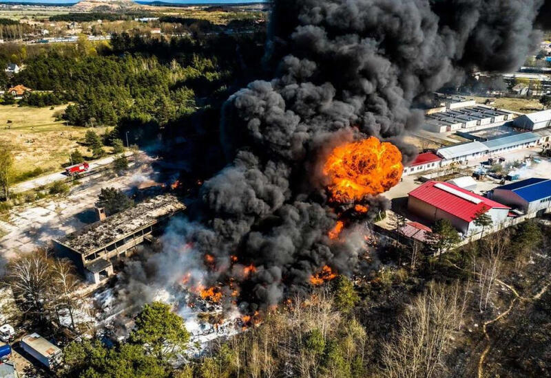 Взрыв на азотном заводе в Польше