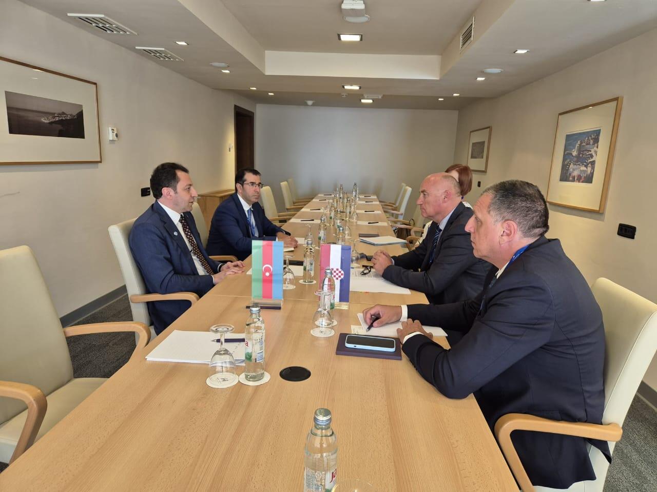 Замминистра иностранных дел Азербайджана Эльнур Мамедов провел деловые встречи в Хорватии