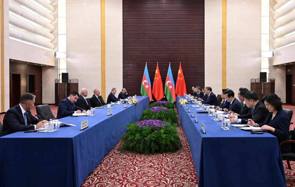 Состоялась встреча Президента Ильхама Алиева и Си Цзиньпина