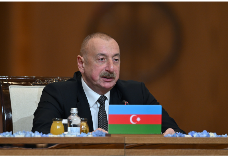 Президент Ильхам Алиев: Азербайджан играет важную роль в развитии транспортного коридора «Север – Юг»