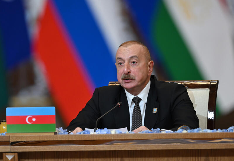 Президент Ильхам Алиев: Взаимодействие по транспортным коридорам «Восток – Запад» и «Север – Юг» является важной областью сотрудничества между Азербайджаном и ШОС