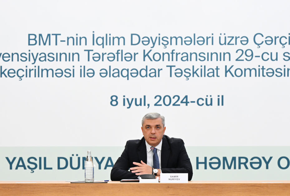 COP29 ilə əlaqədar Təşkilat Komitəsinin beşinci iclası keçirilib