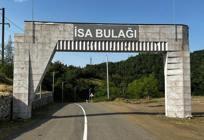 Yeni açılışı olan “İsa bulağı”ndan