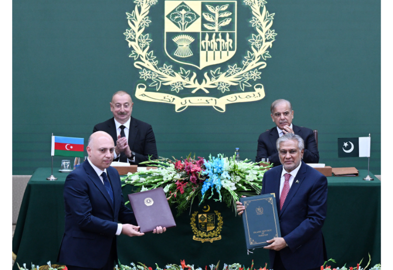 Состоялась церемония обмена подписанными документами между Азербайджаном и Пакистаном