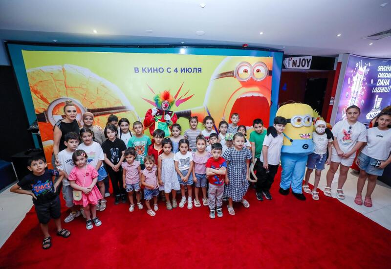 В Баку состоялся детский праздник с показом мультфильма "Гадкий Я 4"