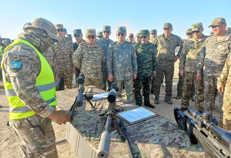 Траншейный бой ВС Азербайджана на учениях «Бірлестік-2024»