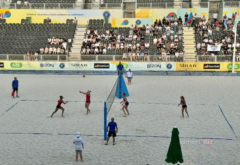 «Азеррейл-1» выиграл чемпионат страны по пляжному волейболу