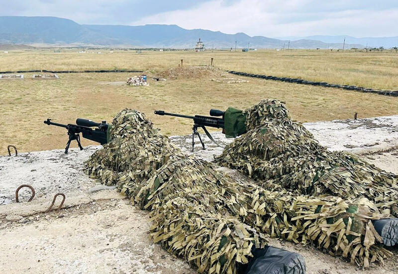 В армии Азербайджана проведен курс по снайперской подготовке