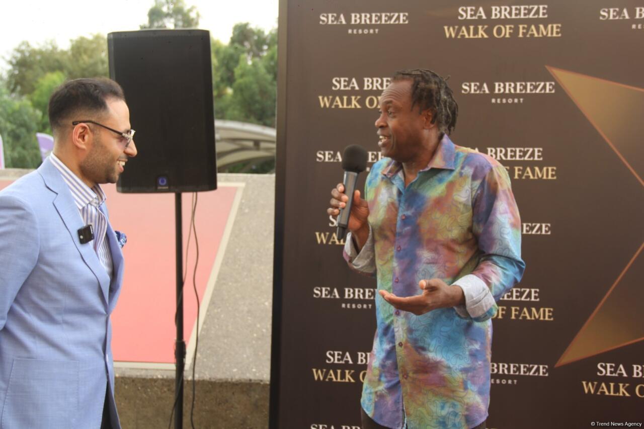 Dr.Alban заложил звезду в Sea Breeze Walk of Fame в Баку