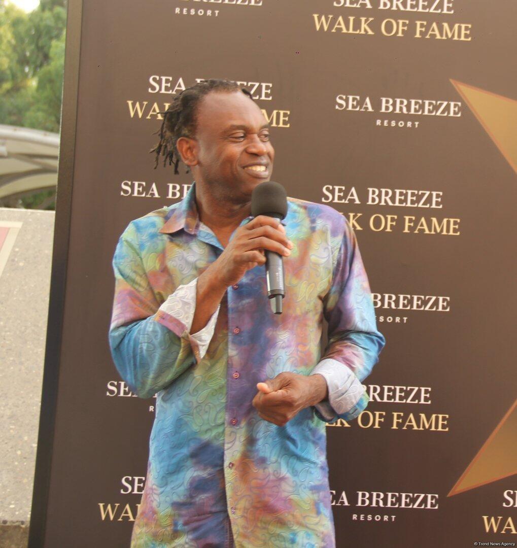 Dr.Alban заложил звезду в Sea Breeze Walk of Fame в Баку