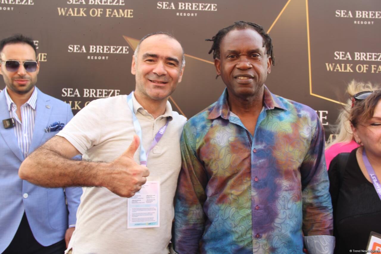 Dr.Alban заложил звезду в Sea Breeze Walk of Fame в Баку