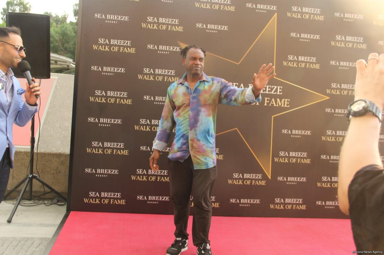 Dr.Alban заложил звезду в Sea Breeze Walk of Fame в Баку