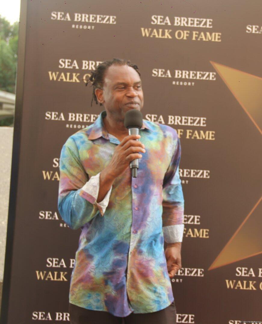 Dr.Alban заложил звезду в Sea Breeze Walk of Fame в Баку