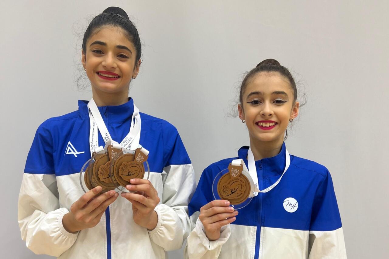Азербайджанские гимнастки завоевали три 