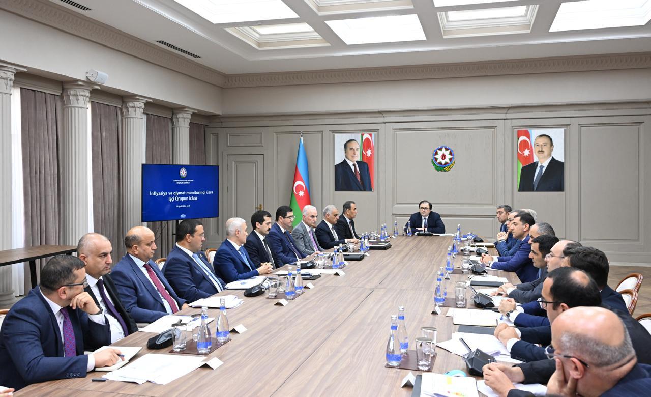 В Азербайджане состоялось заседание рабочей группы по мониторингу инфляции и цен