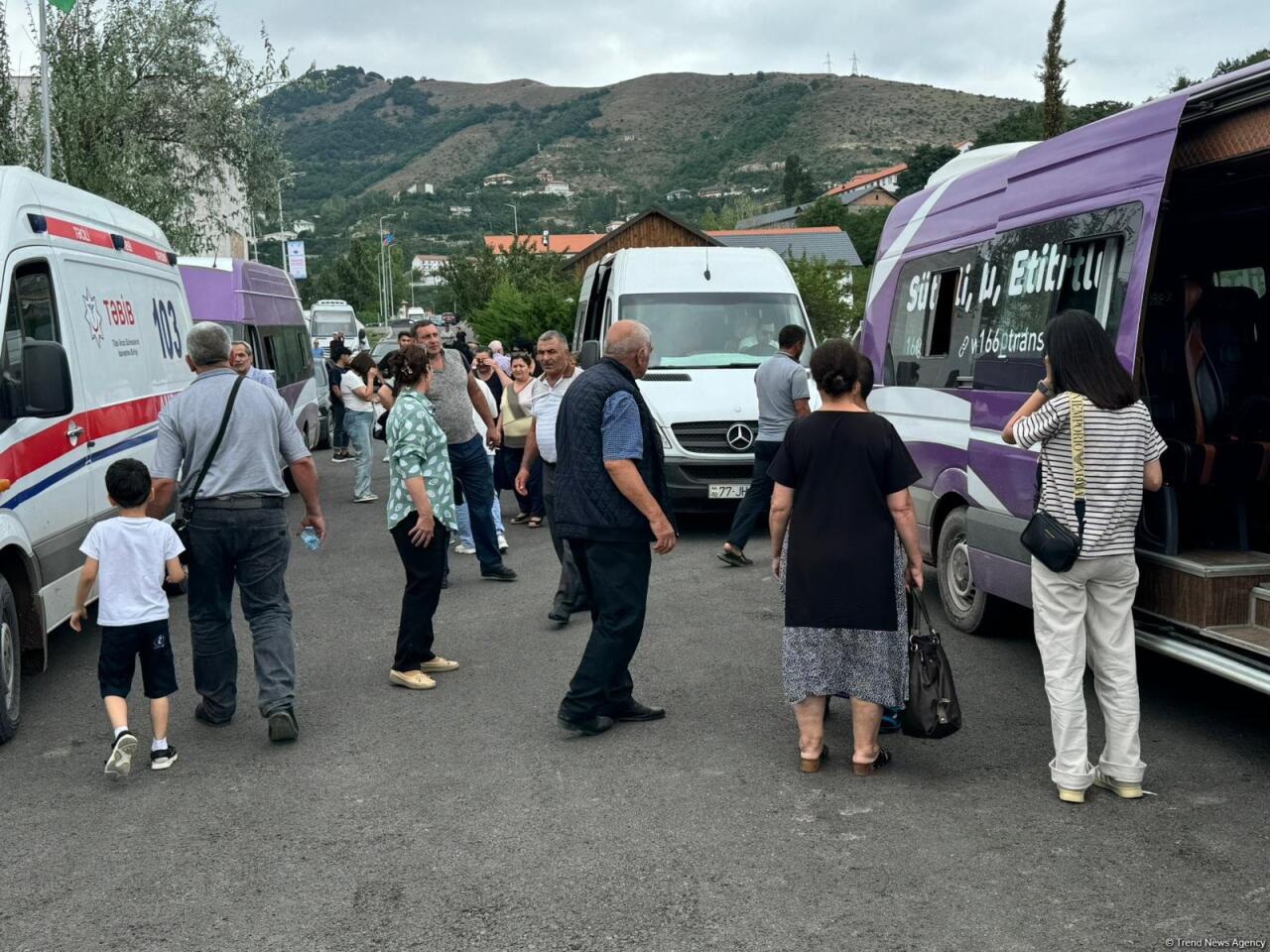 Növbəti köç karvanı Laçın şəhərinə çatıb