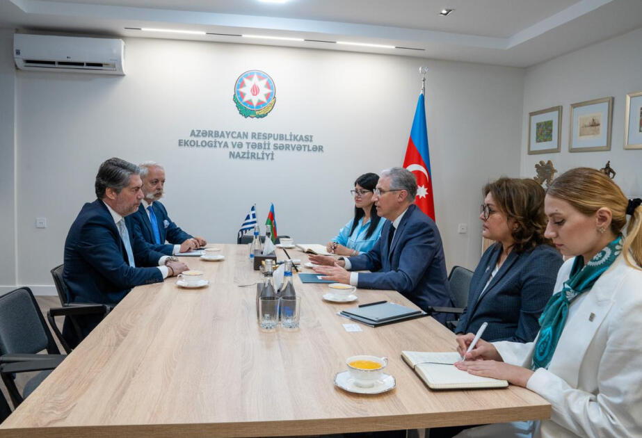 Азербайджан и Греция обсудили сотрудничество в области охраны окружающей среды