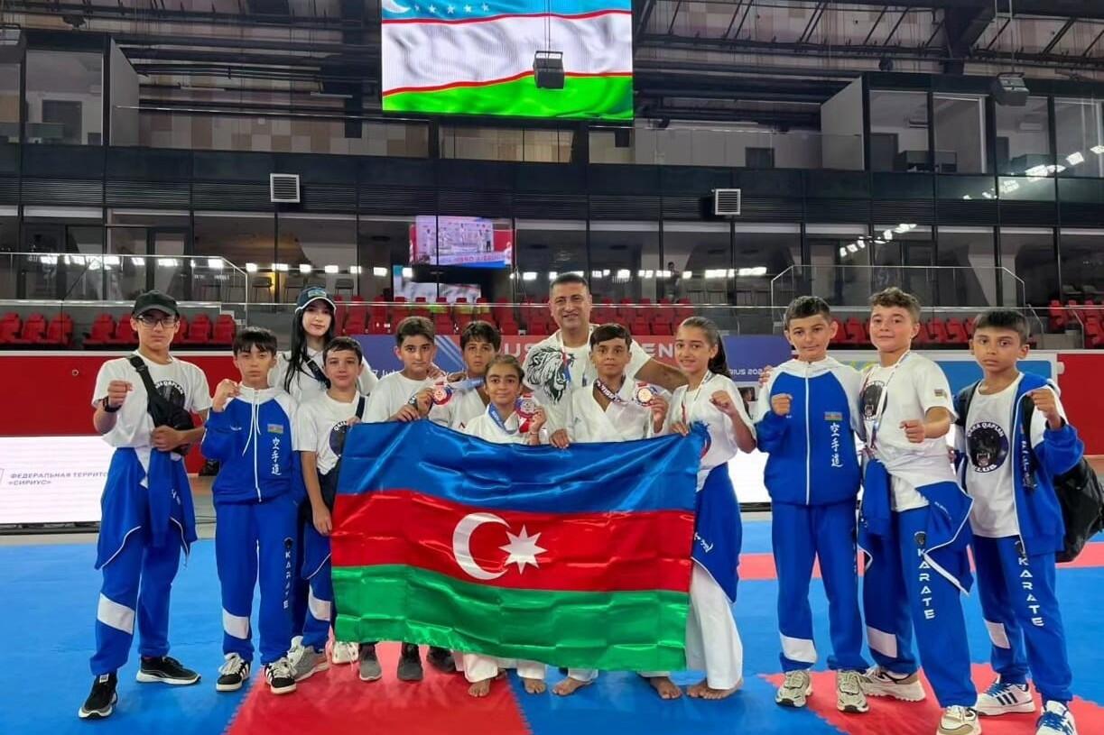 Азербайджанские каратисты завоевали в России 12 медалей