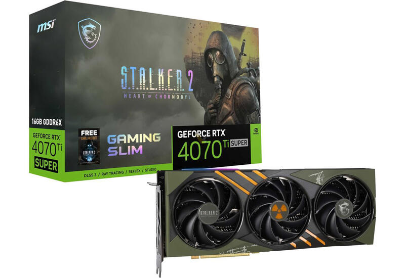 MSI выпустит видеокарту RTX 4070 Ti Super в стилистике S.T.A.L.K.E.R. 2