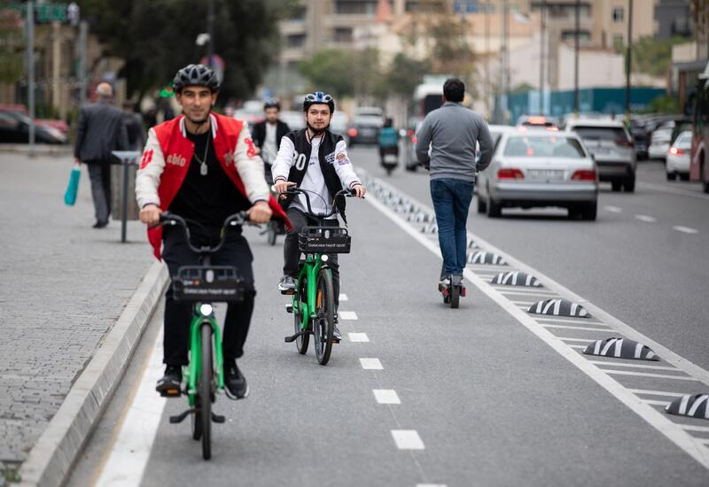 Bakıda velosiped yolları test edildi