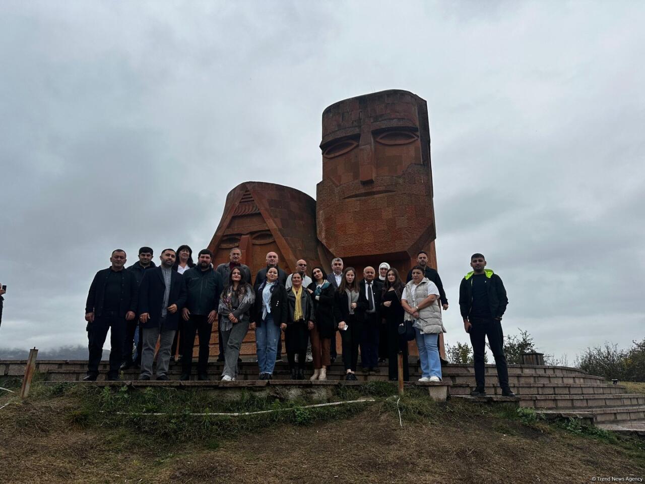 Gürcüstandan gələn azərbaycanlıların işğaldan azad olunan ərazilərə səfəri başa çatıb