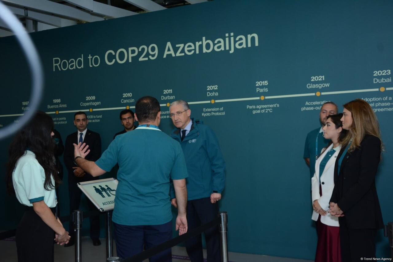 Открытие "Центра раздачи униформы и аккредитации COP29"