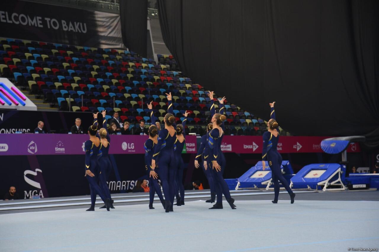 Финальные соревнования чемпионата Европы по TeamGym в Баку