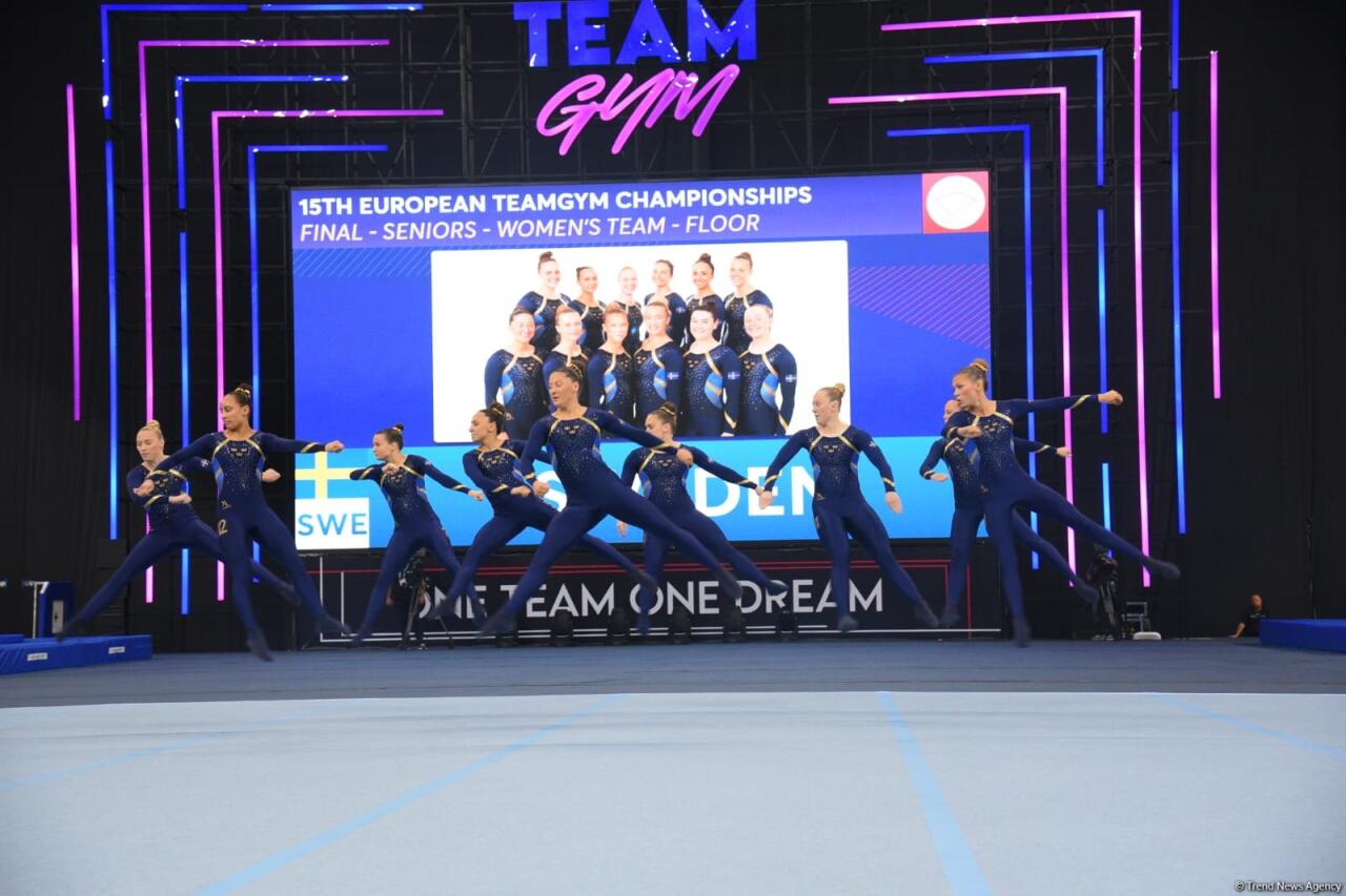 Финальные соревнования чемпионата Европы по TeamGym в Баку