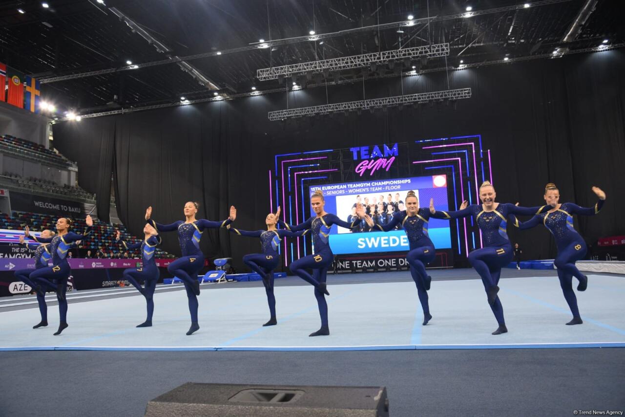 Финальные соревнования чемпионата Европы по TeamGym в Баку