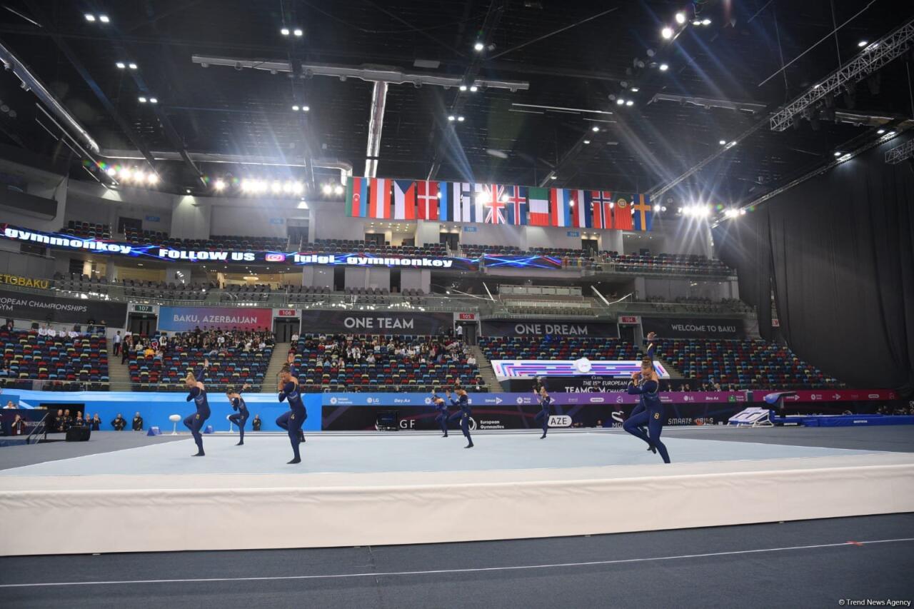 Финальные соревнования чемпионата Европы по TeamGym в Баку