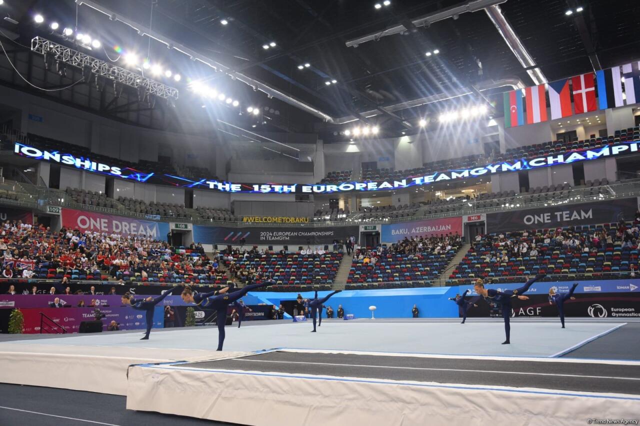 Финальные соревнования чемпионата Европы по TeamGym в Баку