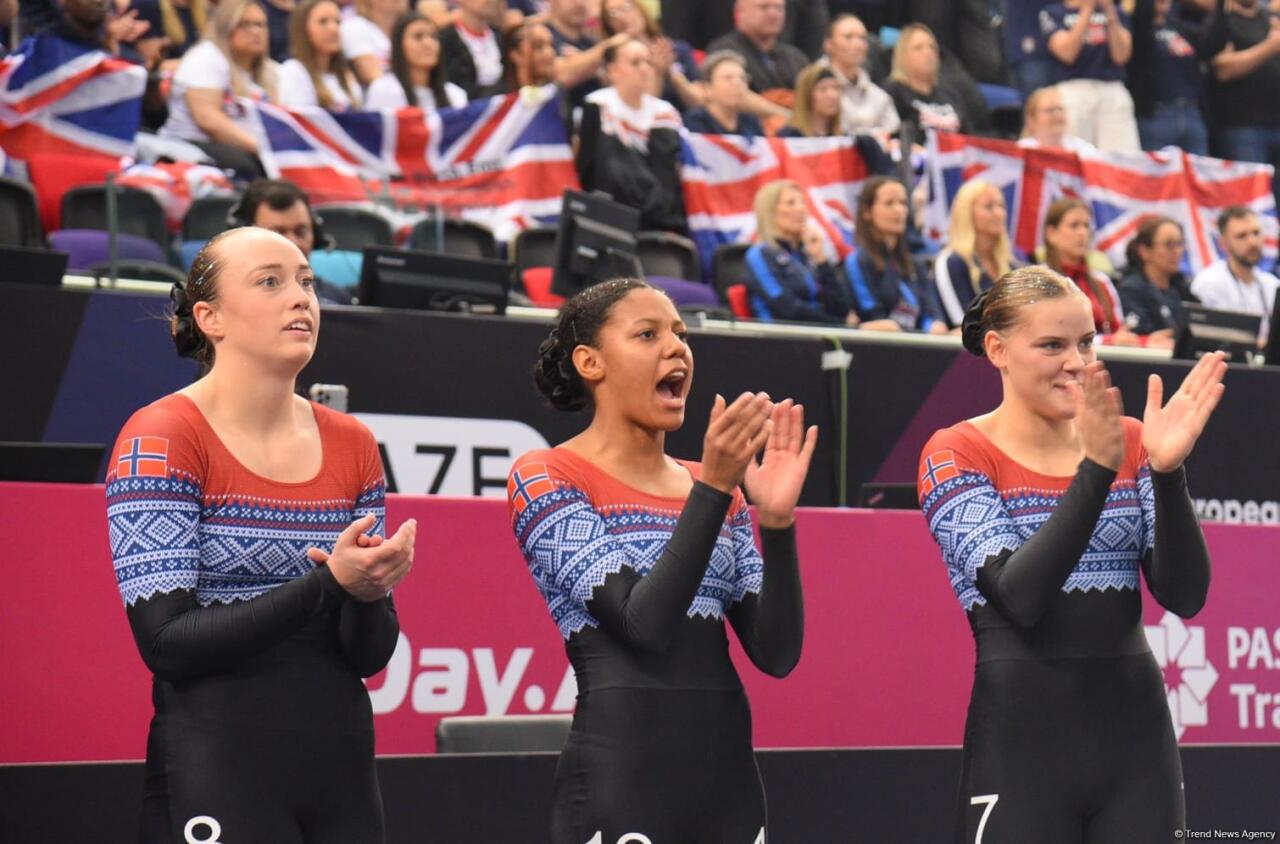 Финальные соревнования чемпионата Европы по TeamGym в Баку