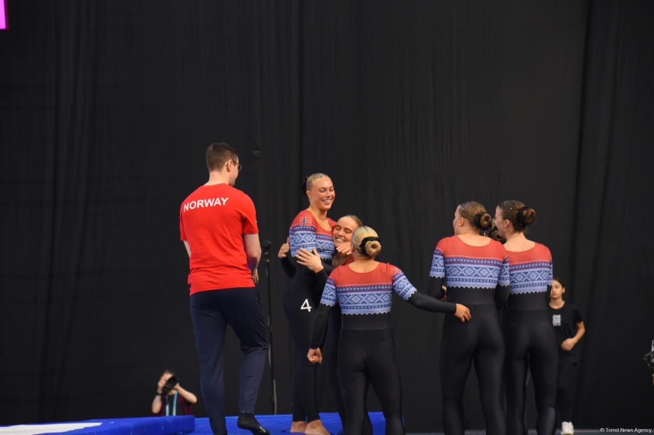 Финальные соревнования чемпионата Европы по TeamGym в Баку