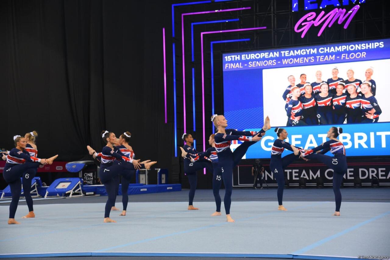 Финальные соревнования чемпионата Европы по TeamGym в Баку