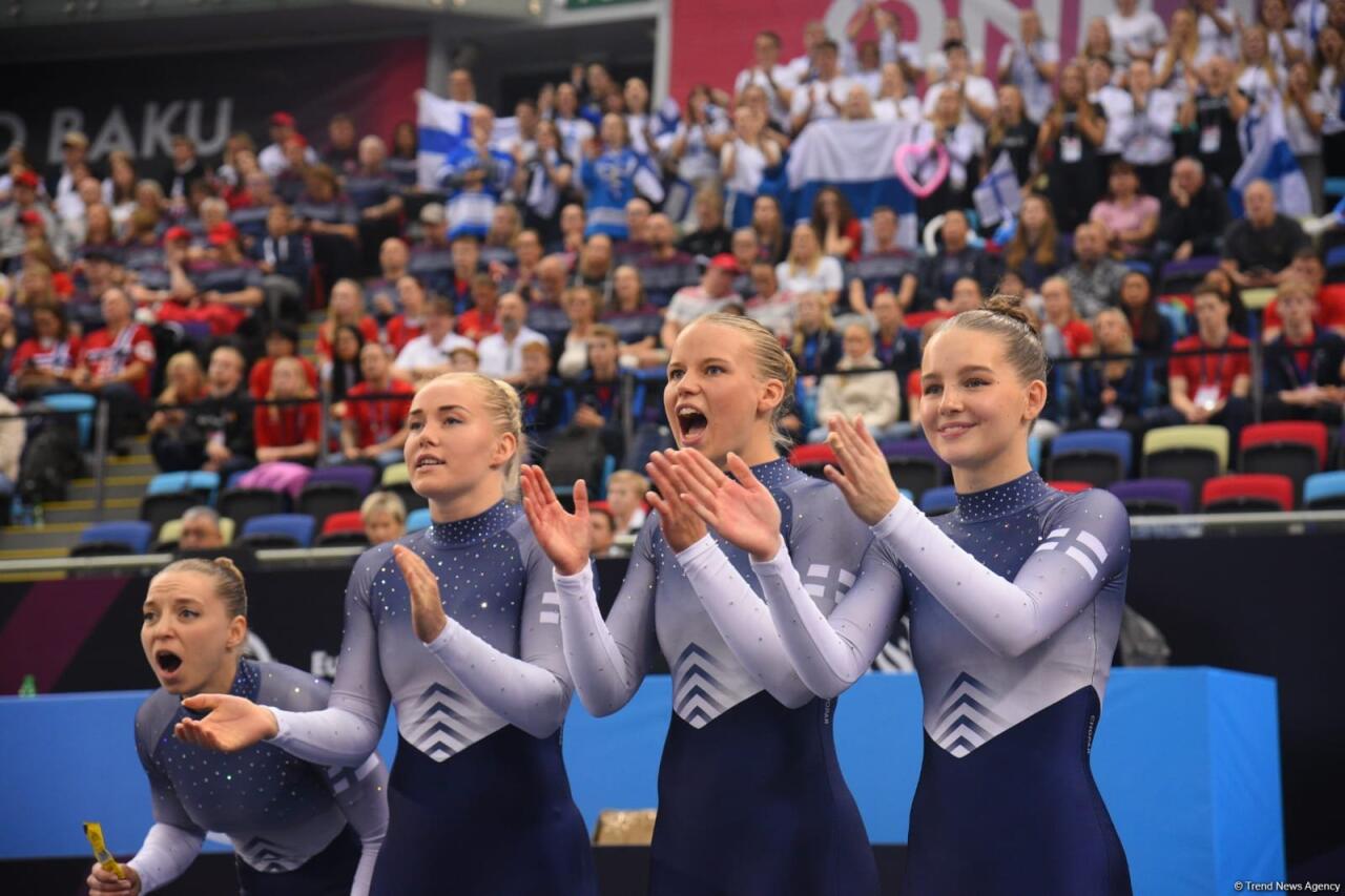 Финальные соревнования чемпионата Европы по TeamGym в Баку