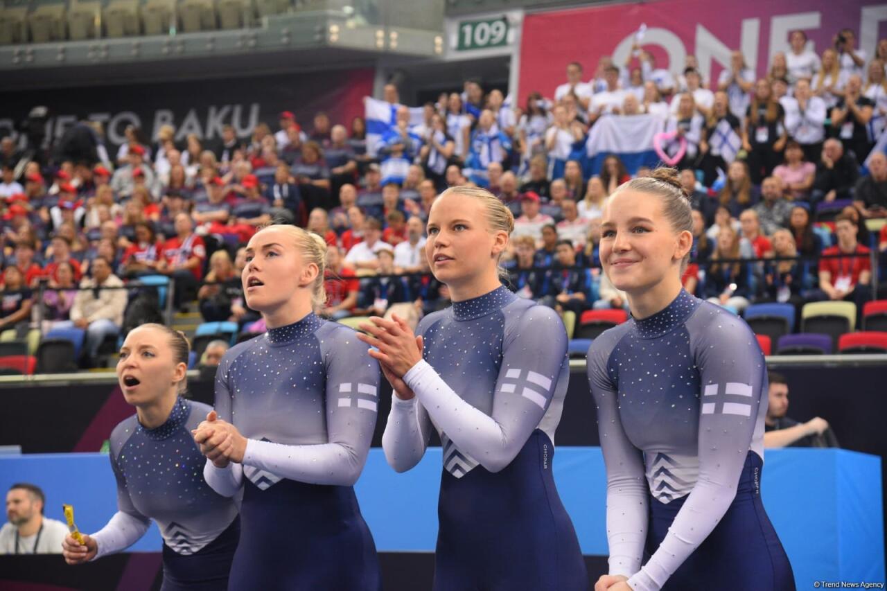 Финальные соревнования чемпионата Европы по TeamGym в Баку