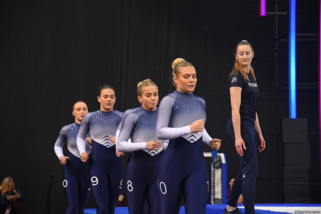 Финальные соревнования чемпионата Европы по TeamGym в Баку