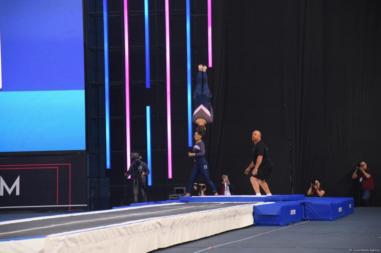 Финальные соревнования чемпионата Европы по TeamGym в Баку