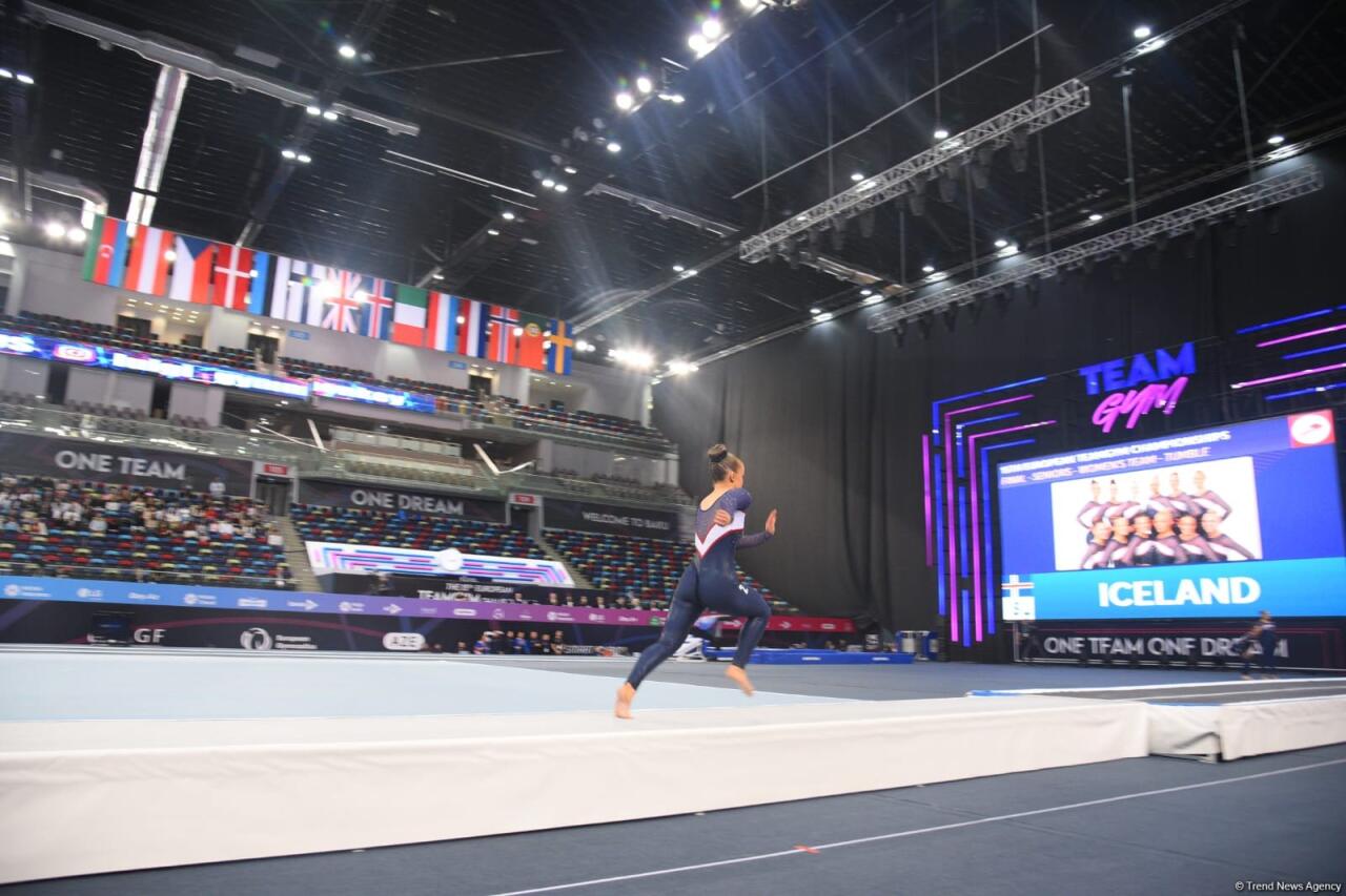 Финальные соревнования чемпионата Европы по TeamGym в Баку