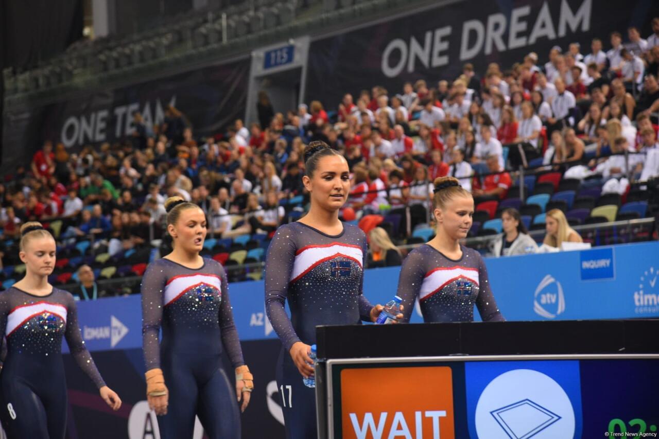 Финальные соревнования чемпионата Европы по TeamGym в Баку