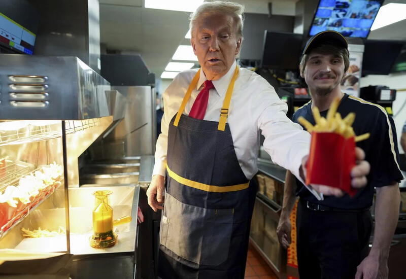 Трамп поработал в McDonalds